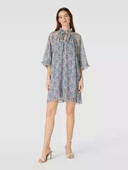 Мини-платье со складками Rich & Royal, розовый