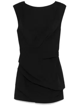 Мини-платье St. Agni bateau tuck, черный
