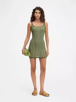 Мини-платье-стрейч JACQUEMUS The Marino mini dress, цвет Multi-Black