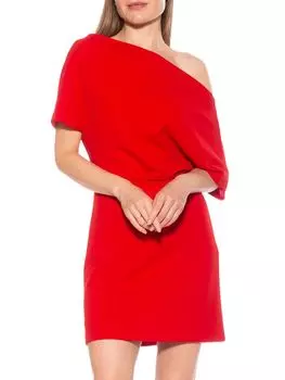 Мини-платье Suri с драпировкой Alexia Admor, красный