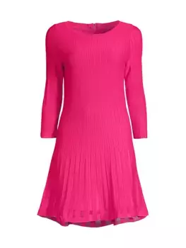 Мини-платье Tabitha в рубчик-годе Milly, цвет milly pink