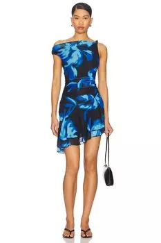 Мини-платье Tacha от Runaway The Label, agave blue