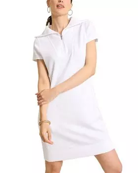 Мини-платье Tobago Bay с застежкой-молнией на половину длины Tommy Bahama, белый