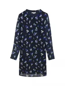 Мини платье TOM TAILOR DENIM Dress, цвет marine blue/dark blue