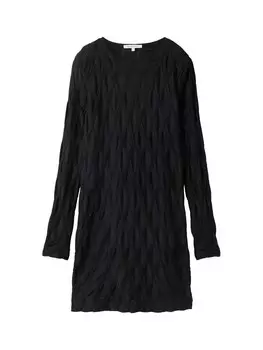 Мини платье TOM TAILOR DENIM Dress, черный