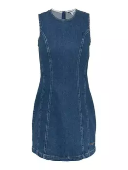 Мини платье Tommy Jeans Dress, синий деним