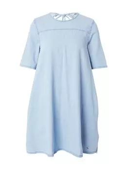 Мини платье Tommy Jeans Dress, светло-синий