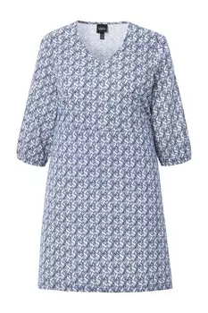 Мини платье Ulla Popken Dress, темно-синий