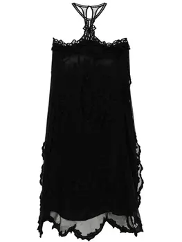 Мини-платье Valerie бродери-англез ISABEL MARANT, черный