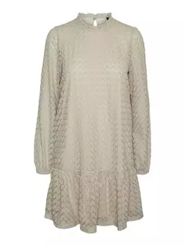 Мини платье VERO MODA Dress BECCA, серо-бежевый