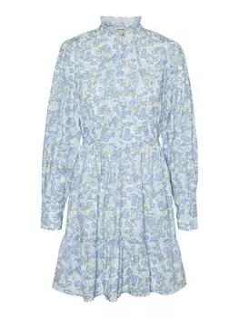 Мини платье VERO MODA Dress VMThekla, цвет pastel blue/light blue