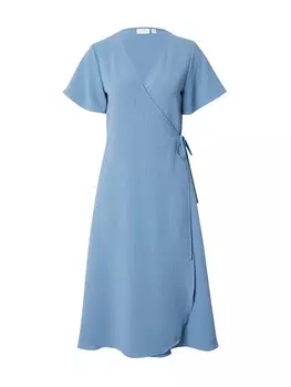 Мини платье VILA Dress LOVIE, дымно-синий