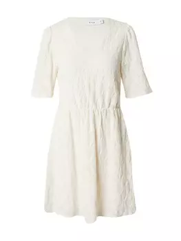 Мини платье VILA Dress MELANIE, кремовый