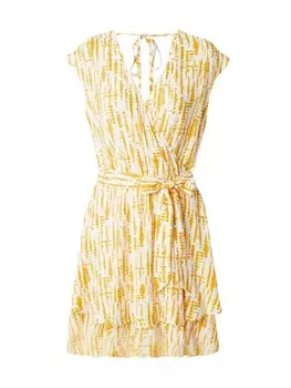 Мини платье VILA Dress PAYA, цвет saffron