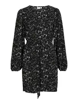 Мини платье VILA Dress VIPeffi, черный