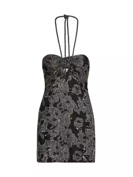 Мини-платье «Выдающиеся авардцы» Johanna Ortiz, цвет black silver