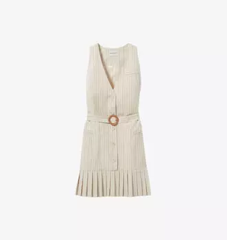 Мини-Платье в плиссированную полоску Claudie Pierlot, цвет divers