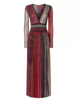 Мини-платье в складку Missoni, черный