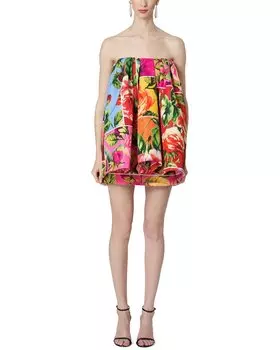 Мини-платье в стиле бебидолл Carolina Herrera, розовый