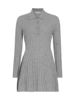 Мини-платье Walsh из кашемира Reformation, цвет husky