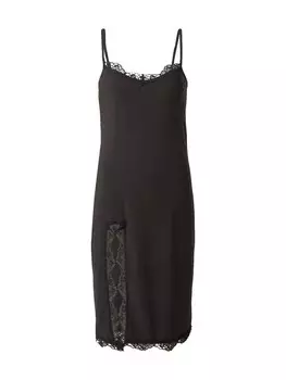 Мини платье WEEKDAY Dress Effy, черный