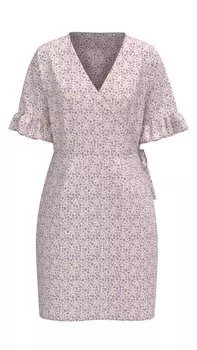 Мини платье YAS Dress Selma, бежевый