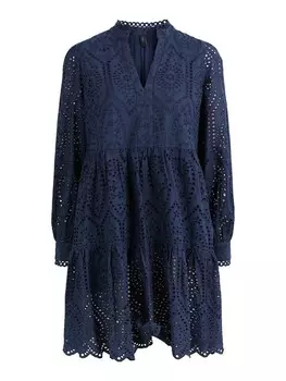 Мини платье YAS Dress YASHOLI, темно-синий