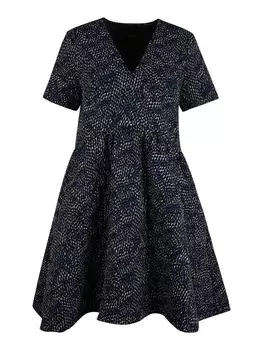 Мини платье YAS Petite Dress Vicci, цвет blue/black