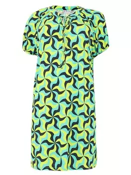 Мини платье YOEK Dress, цвет blue/green