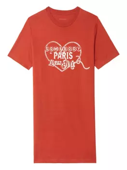 Мини-платье Zadig&Voltaire Дима, оранжевый