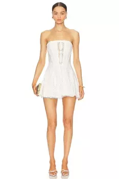 Мини-Платье zannick Charo Ruiz Ibiza, белый