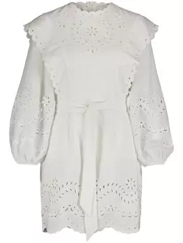 Мини-платье ZIMMERMANN Junie, белый