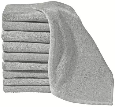 Мини-полотенца Erwin Mller 10er-Pack 161522, 30x1x30 см, серебряный