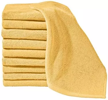 Мини-полотенца Erwin Mller 10er-Pack 161522, 30x1x30 см, желтый
