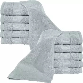 Мини-полотенца Erwin Mller 12er-Pack 162067, 30x1x30 см, светло-серый