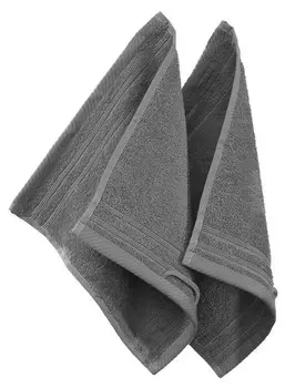 Мини-полотенца Erwin Mller 2er-Pack 108616, 30x1x30 см, антрацитовый