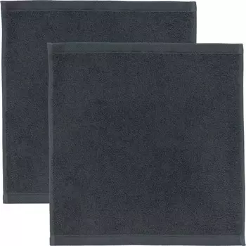 Мини-полотенца Erwin Mller 2er-Pack 155415, 30x1x30 см, антрацитовый
