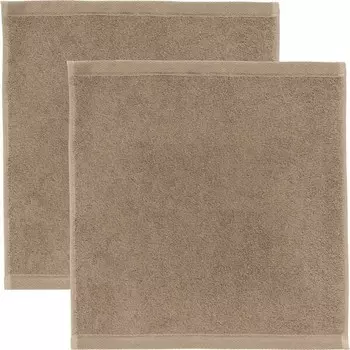 Мини-полотенца Erwin Mller 2er-Pack 155415, 30x1x30 см, светло-коричневый