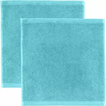 Мини-полотенца Erwin Mller 2er-Pack 155415, 30x1x30 см, бирюзовый