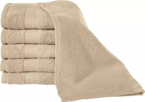 Мини-полотенца Erwin Mller 6er-Pack 160312, 30x1x30 см цвет cappuccino