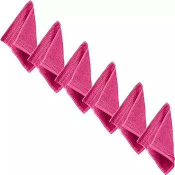Мини-полотенца Erwin Mller 6er-Pack 202515, 30x1x30 см, розовый