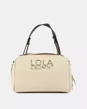 Мини-портфель из двухцветной кожи Lola Casademunt, цвет Crudo