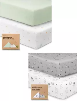 Мини-простыни для кроватки Keababies