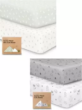 Мини-простыни для кроватки Keababies