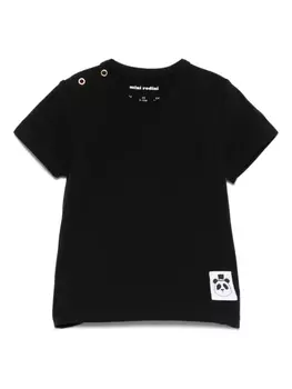 Mini Rodini футболка с короткими рукавами, черный