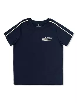 Mini Rodini футболка с логотипом, синий