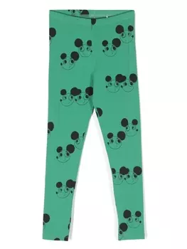 Mini Rodini легинсы Ritzratz, зеленый