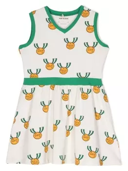 Mini Rodini платье Medals, белый