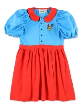 Mini Rodini платье в стиле колор-блок, синий