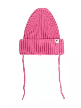 Mini Rodini шапка с логотипом, розовый